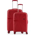 Ççs 5264 Büyük Orta 2 Li Valiz Seti - Bordo