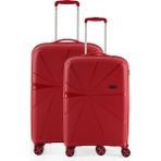 Ççs 5264 Orta Kabin 2 Li Valiz Seti - Bordo