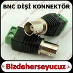 CCTV BNC Dişi Kamera Konnektörü Klemensli Balun
