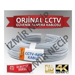 Cctv Kamera Güvenlik Sistemleri Kablosu 100 M 0,22Mm 2+1 Kablo