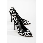 Ccway Kadın Stiletto Zebra