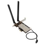 CCYLEZ Mini PCI-E zu PCI-E Wireless Network Card,Mini PCI-E Netzwerkkarte mit Dual-Band AC68U Antenne,Bluetooth Netzwerkadapterkarte für 7260HMW / Atheros AR5B225