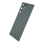 CCYLEZ S22 Ultra S908 için Su Geçirmez Muhafaza Kapısı, Kamera Camı Lensli ve Bant Parçaları ile Arka Cam Yedek Kapak (Yeşil)