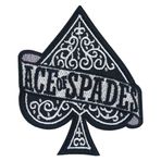 C&D Visionary Motörhead Fancy Ace of Spades Patch, Siyah, Beyaz