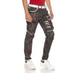 CD636 El Boyama Erkek Bordo Kargo Pantolon - 34 / 32
