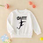 Cda Premium Shuttt Unisex Çocuk Sweatshirt - 001-Beyaz - 0 - 1 Yaş
