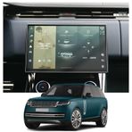 CDEFG Land Rover Range Rover/Sport 2023 2024 ile uyumlu, navigasyon koruyucu folyo 4H çizilmeye karşı dayanıklı 13,1 inç GPS ekran koruyucu folyo navigasyon folyosu Range Rover 2024 aksesuar [2 adet]