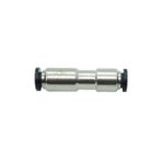 CDQBWKJGFJ 1 Adet 1/4 "x 1/4" Tüp OD Çek Valf Tek Yönlü Inline Hava Pnömatik Vanaları Bağlamak için İtin, Nikel Kaplama Pirinç