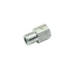 CDQBWKJGFJ 1 Parça 1/8 "NPT Boru Dişi x M12 x1.25 Erkek Metrik Göstergesi Adaptörü Paslanmaz 304 Yağ Yakıt Hava