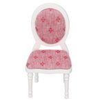 CDQL 1:12 Retro Bebek Evi Sandalyesi, Beyaz Mini Kanepe, Simülasyon Ahşap Minyatür Sandalye Mobilyaları, Yüksek Arkalıklı Sandalye, Dekoratif Süsleme için Bebek Evi Mobilya Süsleri