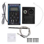 CDQL 5 Band Gitar Pikap-eq Ekolayzer Piezo Pickup Dijital Tuner Amplifikatör Ile Lcd Ekran-ayarlanabilir Enstrüman Akustik Gitar Pickup Için Malzemeleri