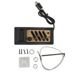 CDQL Akustik Gitar Pikap, 4 Band EQ 7545R Ekolayzır Sistemi Pikap, Akustik Gitar Preamp Piezo, Akustik Gitarlar için Amplifikatör Ekolayzır Tuner Piezo Pikap