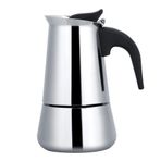 CDQL Ocak Üstü Espresso Makinesi - Taşınabilir Paslanmaz Çelik Cezve - Moka Espresso Makinesi Mocha Pot - Klasik Cafe Percolator Makinesi (300ml)