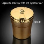 Cdwishbest Altın Opel Insignia Için Astra H J G Corsa D Zafira B Aksesuarları Araba Küllük Mavi Işık Küllük Dekorasyon Desen Özelleştirme (Yurt Dışından) - Renkli