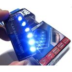 Cdwishbest Araba Sensörü Güvenlik Uyarı Işığı 6 LED Yeni Araba Solar Charger Oto Araba Hırsız Alarm Lambası (Yurt Dışından) - Siyah
