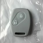 Cdwishbest Beyaz Gri Silikon Araba Anahtarlık Kılıf Kapak Seti Kabuk Tutucu Honda Için Accord Crv Civic Fit Freed Stepwgn Iki 2 Düğme Uzaktan (Yurt Dışından)