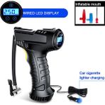 Cdwishbest Dijital Versiyon Bisiklet Pompası Araba Kompresörü 12 V Elektrikli Hava Pompası Araba Motosiklet Bisiklet Için Taşınabilir Lastik Şişirme Dijital Lastik Göstergesi ile Kablolu (Yurt Dışından) - Şişirici