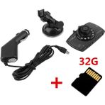 Cdwishbest Dvr ve 32G Kartı G-Sensor Araba Dvr Kamera Full Hd 1080P Araba Sürüş Kaydedici Gece Görüş Dashcam Video Kayıt Şirketi ile Ön Cam Tutucu Sd (Yurt Dışından) - Renkli