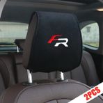 Cdwishbest Fr Stili Vehıcar Ar Nakış Logo Koltuk Kafalık Kapak Seat Fr Için Fit Araba Kafalık Koruyucu Süper Araba Amblemler Kafalık Kapak (Yurt Dışından) - Renkli