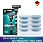 Cdwishbest Gümüş Tarzı Düz Emniyetli Jilet Gillette Maaving Makinesi Kasetleri Yüz Tıraş Makinesi Durumda Erkekler Için Tıraş Seti Sakal Shavette Araçları (Yurt Dışından)