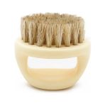 Cdwishbest HY074 Tarzı Erkek Tıraş Fırçası Halka Tasarımı At Yelesi Kıl Plastik Saplı Bıyık Fırçası Taşınabilir Yüz Temizleme Sakal Fırçası Şekillendirici Aracı (Yurt Dışından)