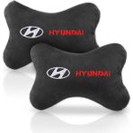 Cdwishbest Hyundai 2 Adet Tarzı Yumuşak Araba Boyun Yastık Baş Desteği Koruyucu Kafalık Yastık Arkalığı Yastıklar Hyundai SOLARX20 IX35 Için Aksesuarları (Yurt Dışından) - Renkli