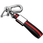 Cdwishbest Kırmızı-Anahtarlık Deri + Tpu Araba Anahtarı Durumda Vw Için Volkswagen MK7GTI 7golf 7golf R Skoda Octavia A7 Seat Katlanır Uzaktan Fob Kapak Anahtarlık (Yurt Dışından)