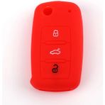 Cdwishbest Kırmızı Koruyucu Silikon Uzaktan Araba Anahtarı Durum Kapağı Volkswagen Vw Polo Tiguan Passat B5 B6 Golf Eos Scirocco Jetta Mk6 Octavia (Yurt Dışından)