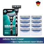 Cdwishbest Kırmızı Stil Düz Emniyetli Jilet Gillette Maaving Makinesi Kasetleri Yüz Tıraş Makinesi Durumda Erkekler Için Tıraş Seti Sakal Shavette Araçları (Yurt Dışından)