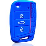 Cdwishbest Mavi Silikon Araba Aksesuarları Anahtar Kılıfı Volkswagen Golf 7 Tiguan Skoda Octavia A7 Için Seat Ateca Fr Anahtarlık Araba-Styling (Yurt Dışından)