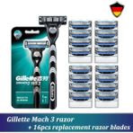 Cdwishbest Mavi Stil Düz Emniyetli Jilet Gillette Maaving Makinesi Kasetleri Yüz Tıraş Makinesi Durumda Erkekler Için Tıraş Seti Sakal Shavette Araçları (Yurt Dışından)
