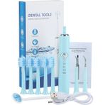 Cdwishbest Mavi Stil Sonic Diş Ölçekleyici Elektrikli Diş Temizleyici Tartar Plak Lekeleri Taş Diş Taşı Sökücü Diş Beyazlatma Kiti Taşınabilir Ağız Hijyeni (Yurt Dışından)