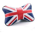 Cdwishbest Mavi ve Kırmızı 1 Pc Stili 1 Adet Araba Yastık Boyun Kafalık Bmw Mını Cooper Için Pu Deri Evrensel Kafa Dinlenme Minderi Ped Oto Styling Aksesuarları Pamuk (Yurt Dışından) - Renkli