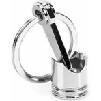 Cdwishbest No.1 Boyutu Çinko Alaşımlı Motor Simli Piston Anahtarlık Zinciri Anahtarlık Anahtarlık Gümüş Renk Avrupa Erkekler Için Mevcuttur Hediye Biblolar (Yurt Dışından)