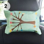 Cdwishbest No.2 Boyutu Araba Karikatür Doku Kutusu Renault Clio Duster Trafic Megane 2 Için Asılı Depolama 3 Logan Sport Opel Astra H J G K Insignia Corsa D (Yurt Dışından) - Renkli