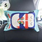 Cdwishbest No.5 Boyutu Araba Karikatür Doku Kutusu Renault Clio Duster Trafic Megane 2 Için Asılı Depolama 3 Logan Sport Opel Astra H J G K Insignia Corsa D (Yurt Dışından) - Renkli