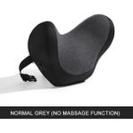 Cdwishbest Normal-Gri-Yastık Stili Araba Boyun Masaj Yastığı Bel Desteği Yastığı Oto Koltuk Güvenliği Relax Baş Bel Desteği Elektrikli Araba Kafalık Sırt Yastığı (Yurt Dışından) - Renkli