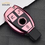 Cdwishbest Sadece Pembe Kılıf Yumuşak Tpu Araba Uzaktan Anahtar Kılıfı Fob Mercedes Bnez Cla Glc Gla Glk W203 W210 W211 W204 W176 A B C R Sınıfı Amg Aksesuarları (Yurt Dışından)