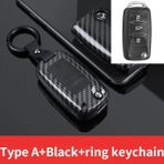 Cdwishbest Seçenek3 Karbon Abs Araba Anahtarı Durum Vw Volkswagen Polo Golf T5 Passat B6 B5 Skoda Octavia A5 A7 Koltuk Leon Ibiza Ateca Anahtarlık (Yurt Dışından)