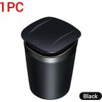 Cdwishbest Siyah 1 Adet LED Ortam Işığı ile Elektrikli Araba Küllük Çoklu Sahne Uygulaması Taşınabilir Küllük Yıkanabilir Kapaklı Sigaralık Araba Iyi (Yurt Dışından) - Renkli