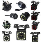 Cdwishbest Siyah Araba Dikiz Kamera Geniş Açı Ters Park Su Geçirmez Ccd LED Oto Yedekleme Monitörü Evrensel Bmw Yeni Hd Gece Görüş Için (Yurt Dışından) - Renkli