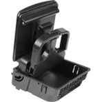 Cdwishbest Siyah Araba Merkezi Konsol Kol Dayama Arka Bardak Tutucu Abs Içecek Şişesi Montaj Standı Vw Jetta Golf 5 Mk5 Araba Şekillendirme Aksesuarı (Yurt Dışından) - araba içecek tutucusu - Renkli