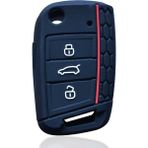 Cdwishbest Siyah Silikon Araba Aksesuarları Anahtar Kılıfı Volkswagen Golf 7 Tiguan Skoda Octavia A7 Için Seat Ateca Fr Anahtarlık Araba-Styling (Yurt Dışından)