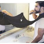 Cdwishbest Siyah Stil 120*78 cm Sakal ve Bıyık Tıraş Önlüğü Pelerin Önlüğü Vantuzlu Tıraş Için Aynaya Takın Kuaförlük Temizleme Araçları (Yurt Dışından)