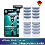 Cdwishbest Siyah Stil Düz Emniyetli Jilet Gillette Maaving Makinesi Kasetleri Yüz Tıraş Makinesi Durumda Erkekler Için Tıraş Seti Sakal Shavette Araçları (Yurt Dışından)