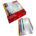 Ce-Ka Midgo Sıkıştırmalı Dosya Sürgülü Renkli - 10 Lu Paket