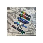 Cebeci Oto Hologramlı Arka Cam Sticker Ayrı Ayrı Yapıştırılabilir.Oto-Moto Bisiklet Uyumlu