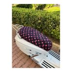 CEBECİOTO SİYAH PEMBE DESENLİ PENYE MOTOSİKLET KILIFI - 50CC ve 125CC MOTOR UYUMLU