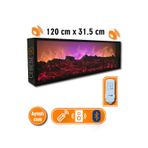 Cebese Dekoratif Elektrikli Yapay Şömine - 120x31.5x16 Cm - Farklı Renk