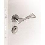 ÇEBİ 532 TORA KAPI KOLU YUVARLAK ROZETLİ ROZETLİ YALE SOL (ADET) krom